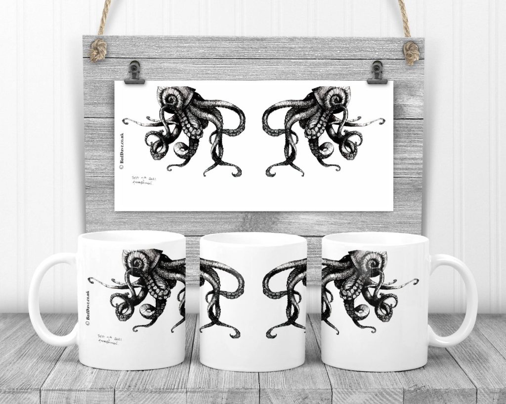 Hermit Octopus Mug